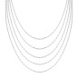 COLLANA MULTIFILO PIATTA DONNA AMEN ELEGANCE