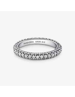 ANELLO PAVE' FASCIA SINGOLA MIS.54 DONNA PANDORA