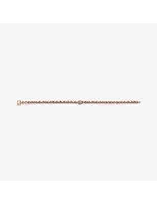 BRACCIALE SFERE E PAVE' PLACCATO ORO ROSA DONNA PANDORA 