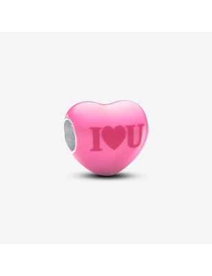 CHARM CUORE MESSAGGIO D'AMORE CAMBIA COLORE  PANDORA 