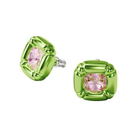 ORECCHINI TAGLIO CUSHION VERDI DONNA SWAROVSKI DULCIS 5600778 SWAROVSKI