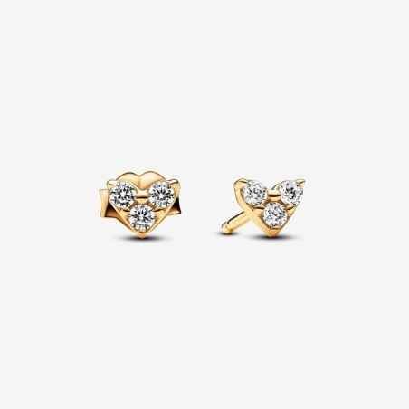 ORECCHINI CUORE CON PIETRE PVD ORO DONNA PANDORA  263003C01 PANDORA