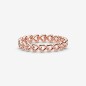 ANELLO FASCIA DI CUORI PVD ORO ROSA DONNA PANDORA ANELLO FASCIA DI CUORI PVD ORO ROSA DONNA PANDORA