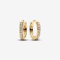 ORECCHINI CERCHI DORATI PICCOLI PAVÈ DONNA PANDORA ORECCHINI CERCHI DORATI PICCOLI PAVÈ DONNA PANDORA