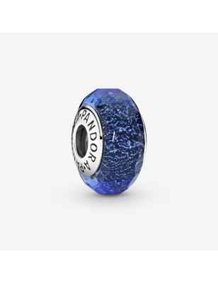 CHARM VETRO MURANO BLU IRIDESCENTE DONNA PANDORA 791646 PANDORA