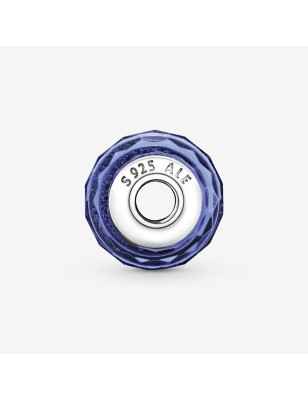 CHARM VETRO MURANO BLU IRIDESCENTE DONNA PANDORA