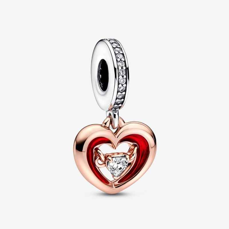 CHARM PENDENTE CUORE SPLENDENTE PIETRA DONNA PANDORA CHARM PENDENTE CUORE SPLENDENTE PIETRA DONNA PANDORA