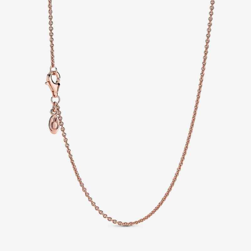 COLLANA CATENINA CLASSICA ROSE DONNA PANDORA COLLANA CATENINA CLASSICA ROSE DONNA PANDORA