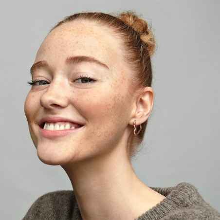 ORECCHINI CERCHI CUORI ASIMMETRICI DONNA PANDORA 