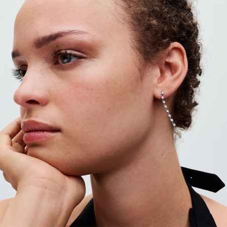 ORECCHINI PENDENTI CASCATA DI PIETRE DONNA PANDORA 