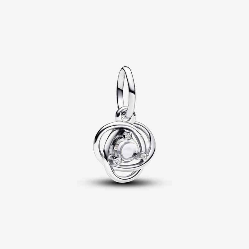 PENDENTE CERCHIO ETERNO BIANCO APRILE PANDORA PENDENTE CERCHIO ETERNO BIANCO APRILE PANDORA