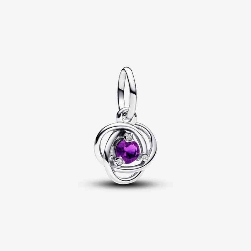 PENDENTE CERCHIO ETERNO VIOLA FEBBRAIO PANDORA PENDENTE CERCHIO ETERNO VIOLA FEBBRAIO PANDORA