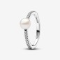 ANELLO PERLA ACQUA DOLCE E PAVE' MIS.52 PANDORA ANELLO PERLA ACQUA DOLCE E PAVE' MIS.52 PANDORA