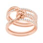 ANELLO LIFELONG WIDE ROSE M58 DONNA SWAROVSKI ANELLO LIFELONG WIDE ROSE M58 DONNA SWAROVSKI