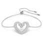 BRACCIALE CUORE CIGNO RODIO DONNA SWAROVSKI UNA BRACCIALE CUORE CIGNO RODIO DONNA SWAROVSKI UNA