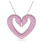 COLLANA UNA CUORE GRANDE ROSA DONNA SWAROVSKI COLLANA UNA CUORE GRANDE ROSA DONNA SWAROVSKI