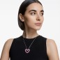 COLLANA UNA CUORE GRANDE ROSA DONNA SWAROVSKI COLLANA UNA CUORE GRANDE ROSA DONNA SWAROVSKI