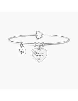 BRACCIALE CUORE YOU ARE UNIQUE DONNA KIDULT  732222 KIDULT
