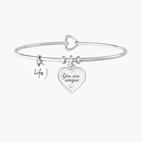 BRACCIALE CUORE YOU ARE UNIQUE DONNA KIDULT  732222 KIDULT