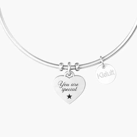 BRACCIALE CUORE YOU ARE UNIQUE DONNA KIDULT 