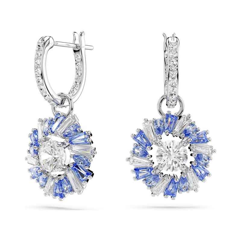 ORECCHINI PENDENTI IDYLLIA FIORE BLU DONNA SWAROVSKI ORECCHINI PENDENTI IDYLLIA FIORE BLU DONNA SWAROVSKI