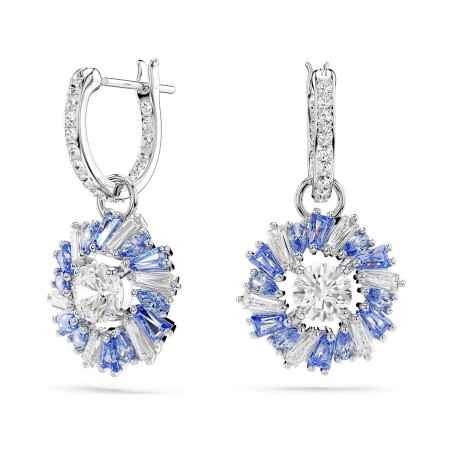 ORECCHINI PENDENTI IDYLLIA FIORE BLU DONNA SWAROVSKI  5680016 SWAROVSKI