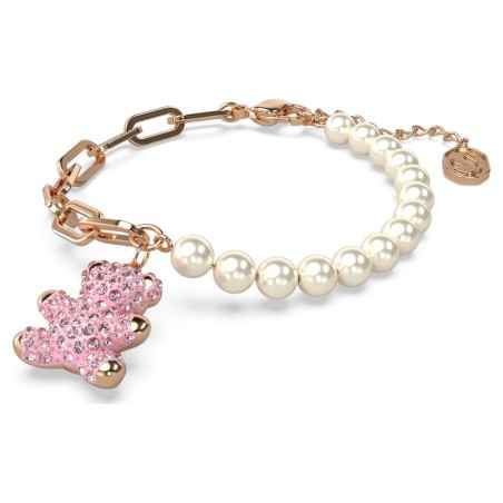 BRACCIALE ORSO TEDDY ROSA DONNA SWAROVSKI 
