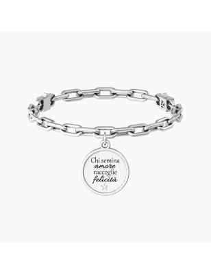 BRACCIALE A CATENA CON FRASE SHAKESPEARE DONNA KIDULT  732104 KIDULT