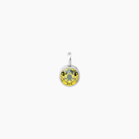 CIONDOLO ZIRCONE GIALLO TONDO ENERGIA SOGNI KIDULT 741124 KIDULT