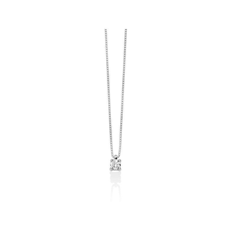 COLLANA PUNTO LUCE DIAMANTE DONNA MILUNA I DIAMANTI COLLANA PUNTO LUCE DIAMANTE DONNA MILUNA I DIAMANTI