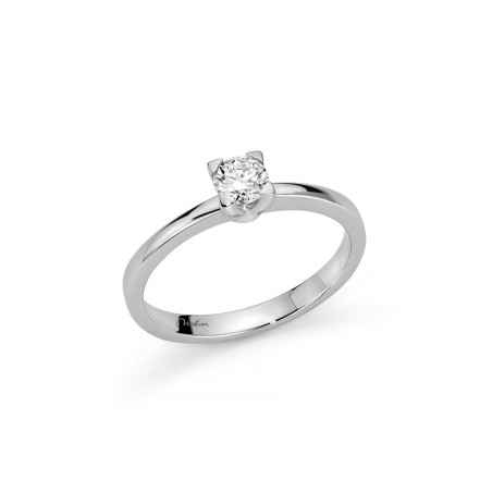 ANELLO SOLITARIO ORO BIANCO DONNA MILUNA I DIAMANTI LI811-030 MILUNA