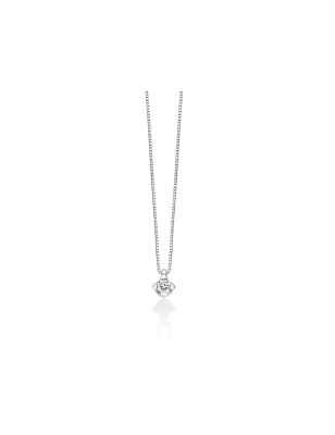 COLLANA PUNTO LUCE ORO DIAMANTE DONNA MILUNA I DIAMANTI CLD4125-008G7 MILUNA