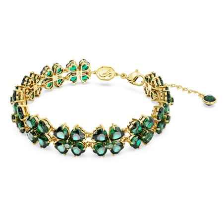 BRACCIALE IDYLLIA QUADRIFOGLI MULTIPLI VERDI SWAROVSKI