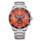OROLOGIO SPORT CRONO ARANCIONE UOMO CITIZEN OROLOGIO SPORT CRONO ARANCIONE UOMO CITIZEN