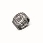 ANELLO IN ARGENTO BRUNITO AVE MARIA UOMO-DONNA AMEN ANELLO IN ARGENTO BRUNITO AVE MARIA UOMO-DONNA AMEN