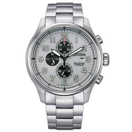 OROLOGIO ECO-DRIVE BIANCO UOMO CITIZEN SUPER TITANIUM CA0810-88A CITIZEN