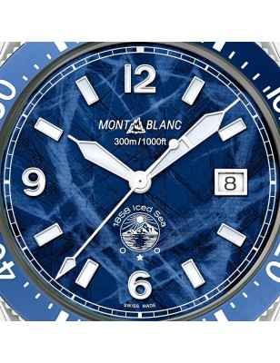 OROLOGIO 1858 ICE SEA AUTOMATIC DATE BLU UOMO MONTBLANC  129369 MONTBLANC