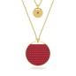 COLLANA PENDENTE ROSSO DONNA SWAROVSKI GINGER COLLANA PENDENTE ROSSO DONNA SWAROVSKI GINGER