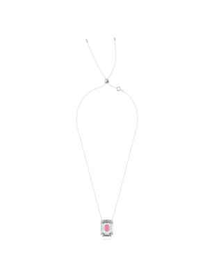 COLLANA CHROMA OTTAGONALE ROSA DONNA SWAROVSKI 