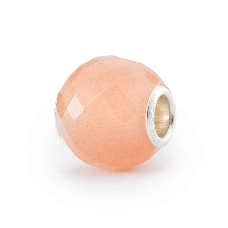 BEAD PIETRA DI LUNA ROTONDA SFACCETTATA DONNA TROLLBEADS 