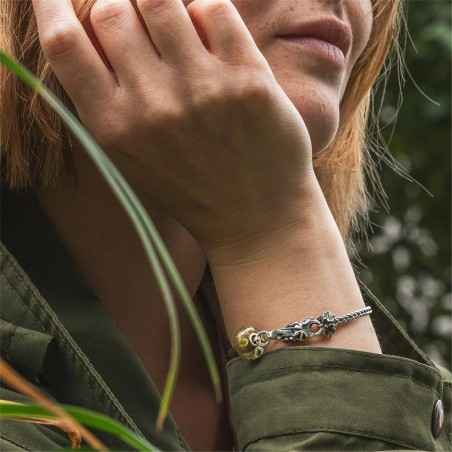 BRACCIALE PORTAFORTUNA 19CM DONNA TROLLBEADS 