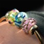BEAD FIORE ROSA DONNA TROLLBEADS BEAD FIORE ROSA DONNA TROLLBEADS