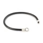 BRACCIALE IN PELLE ARGENTO NERO 18CM TROLLBEADS BRACCIALE IN PELLE ARGENTO NERO 18CM TROLLBEADS