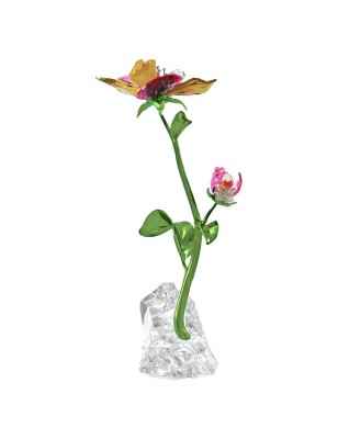 DECORAZIONE IDYLLIA FIORE GRANDE DONNA SWAROVSKI 