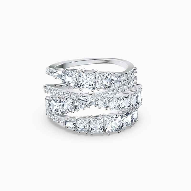 ANELLO TWIST WRAP BIANCO M55 DONNA SWAROVSKI ANELLO TWIST WRAP BIANCO M55 DONNA SWAROVSKI