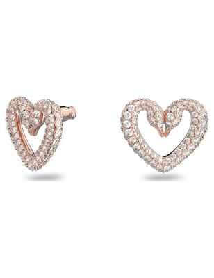 ORECCHINI ORO ROSA DONNA SWAROVSKI UNA