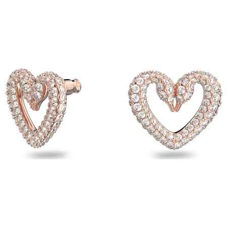 ORECCHINI ORO ROSA DONNA SWAROVSKI UNA