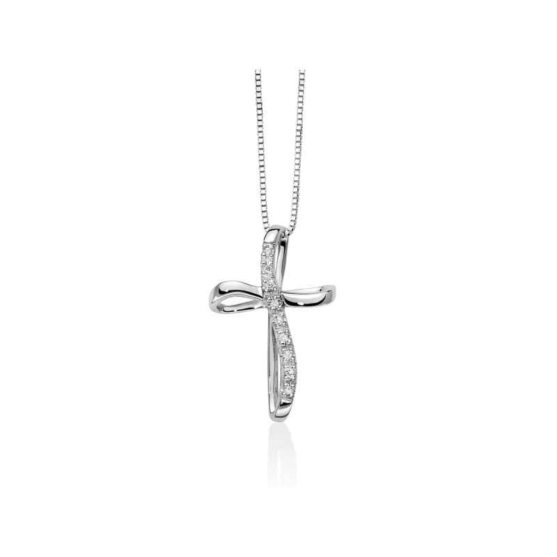 COLLANA CROCE DONNA MILUNA TESORI DI DIAMANTI COLLANA CROCE DONNA MILUNA TESORI DI DIAMANTI