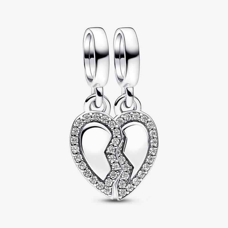 CHARM PENDENTE CUORE AMICIZIA DIVISIBILE PANDORA CHARM PENDENTE CUORE AMICIZIA DIVISIBILE PANDORA