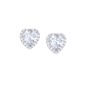 ORECCHINI DIAMONDS CUORE BIANCO DONNA AMEN ORECCHINI DIAMONDS CUORE BIANCO DONNA AMEN